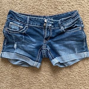 Rue 21 Blue Jean Shorts